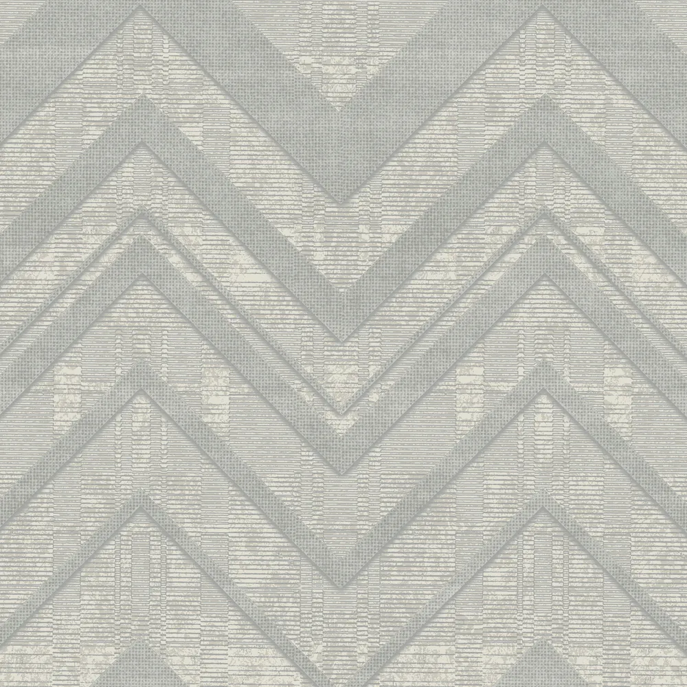 Gray Embossed Wallpaper – Dimensional Depth (1207-2)